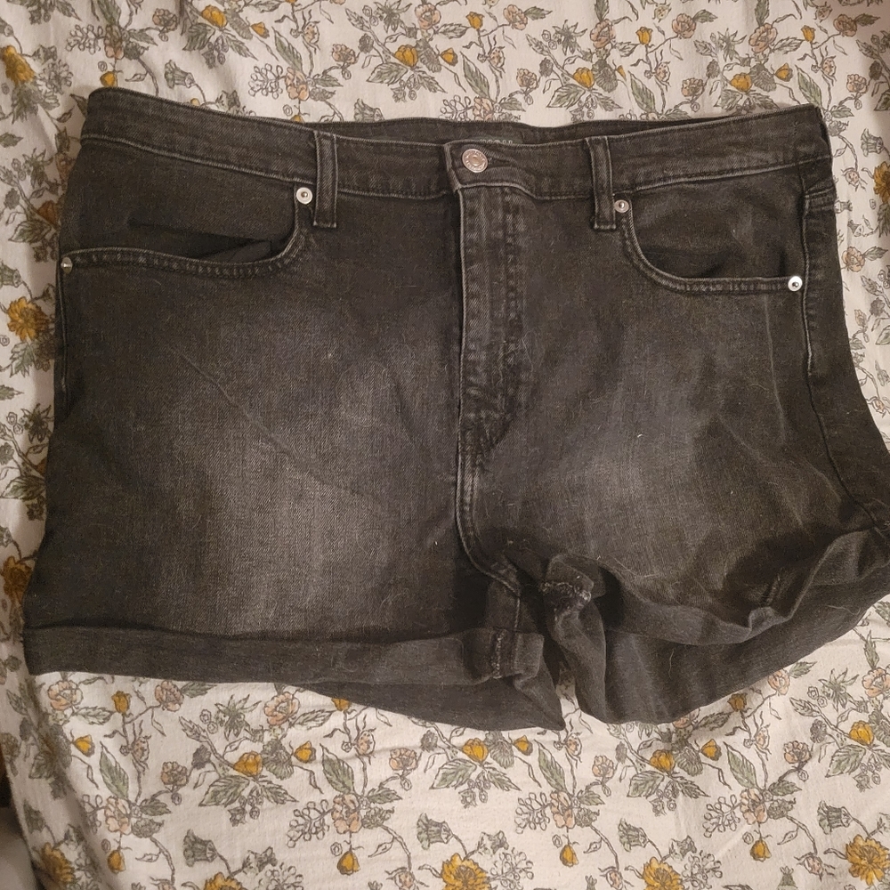 Black Highest Rise Wild Fable Shorts